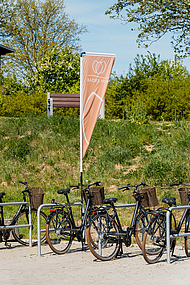 Frühling auf zwei Rädern - Der EuroVelo 10 führt direkt an Bades Huk vorbei