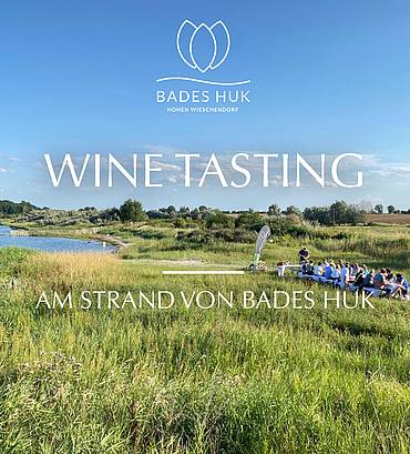 Wine Tasting am Strand von Bades Huk