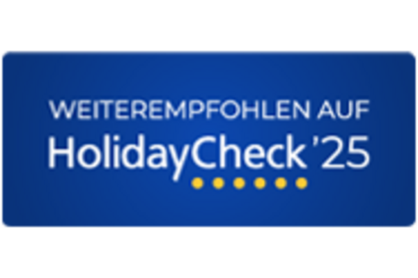 Weiterempfohlen auf HolidayCheck 2025