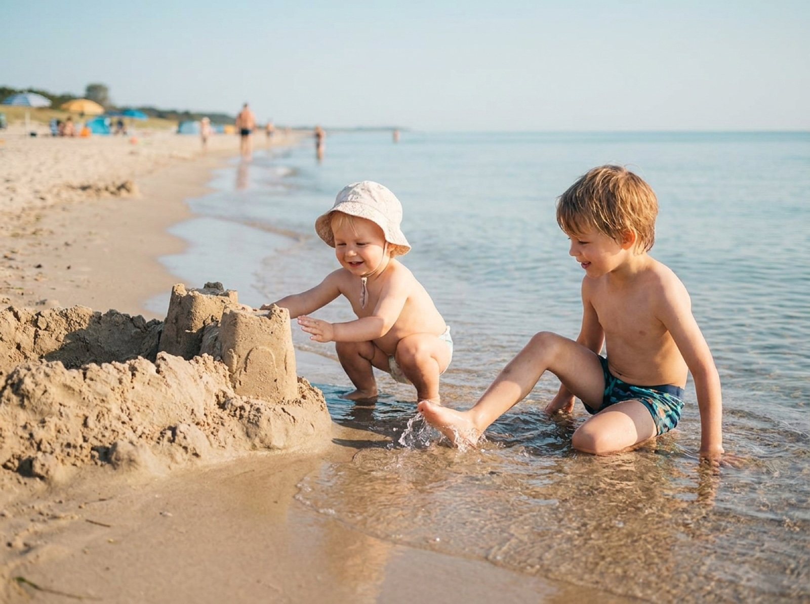 Kinderstrand an der Ostsee