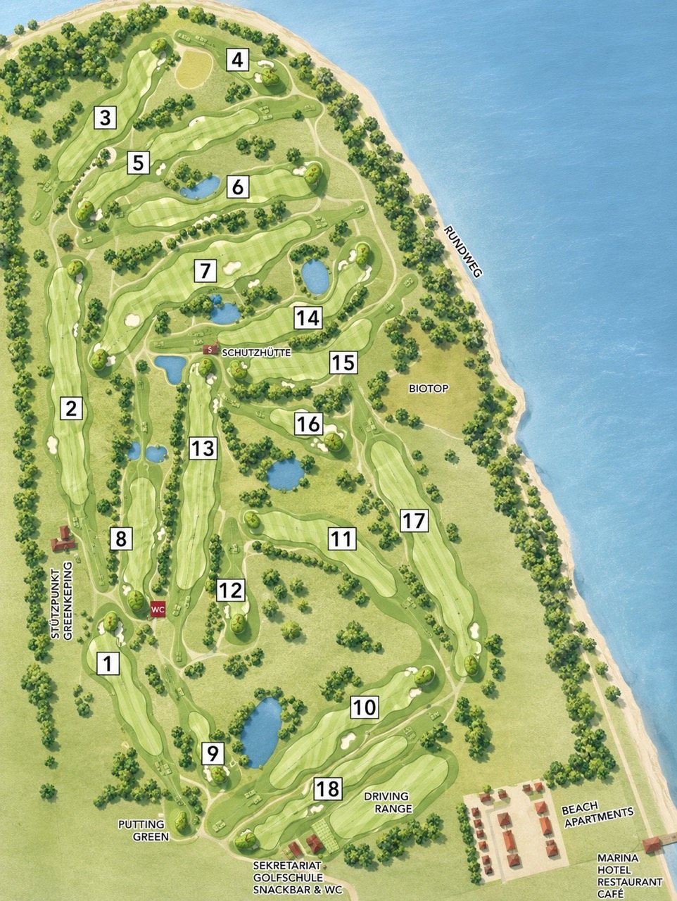 Bades Huk Golf – Scorecard