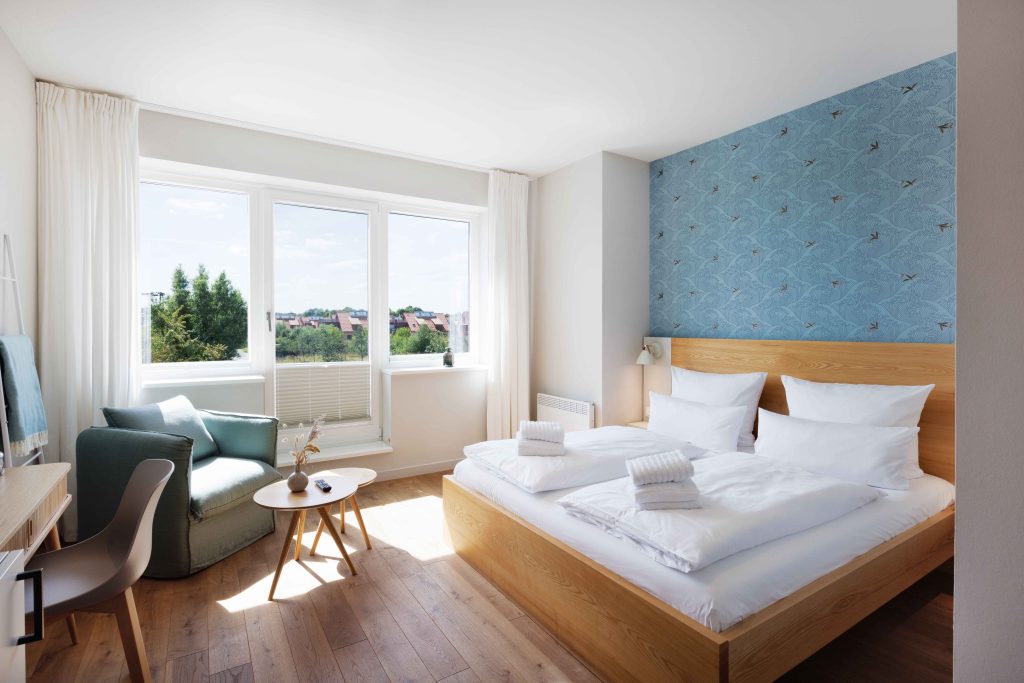 Standard Doppelzimmer Salzwiese · Salzwiesenblick